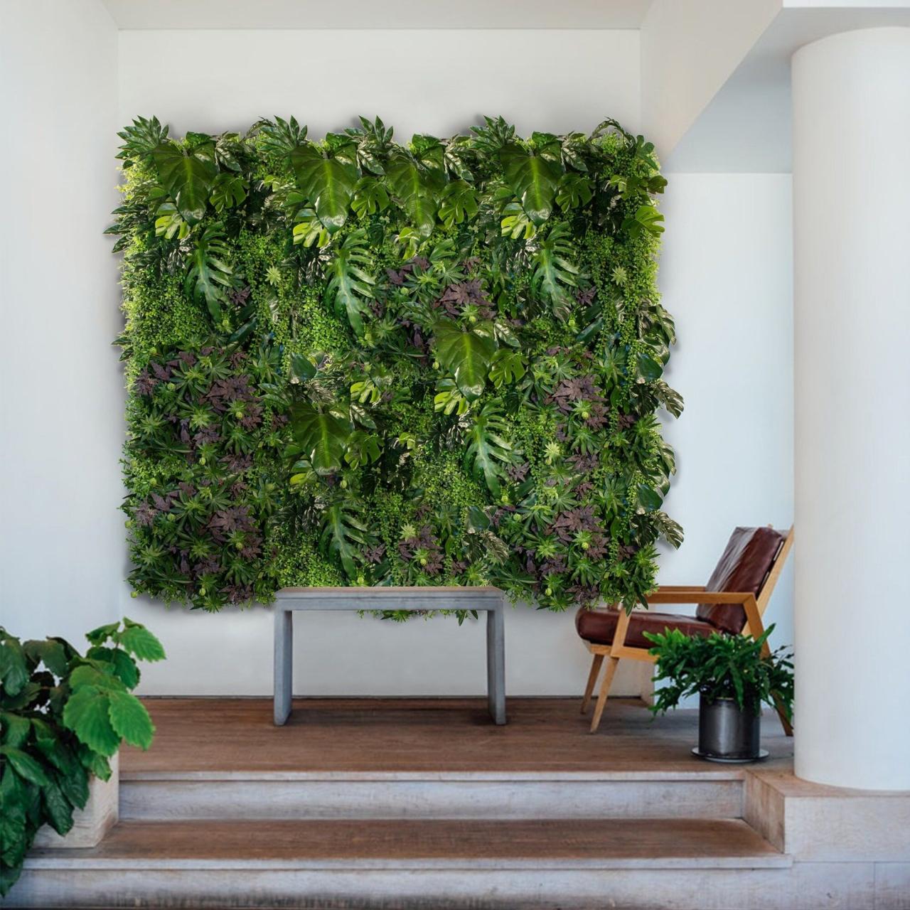 Artificial plant wall design