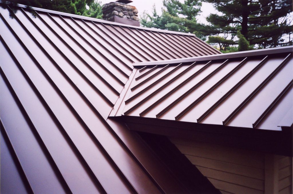 Standing seam corten