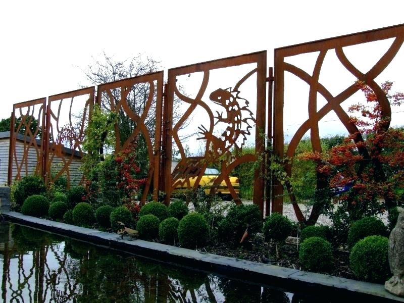 Corten standing seam roof