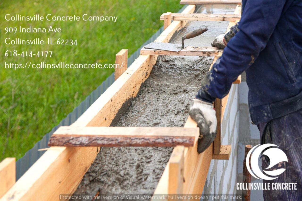 Concrete retaining wall contractors