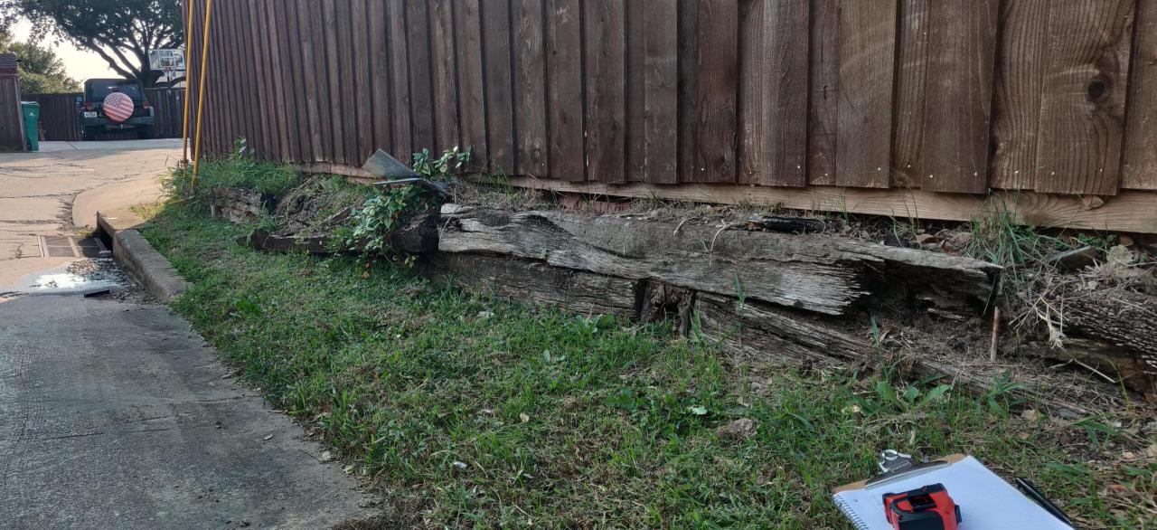 Milsap retaining wall